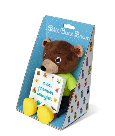 Petit Ours Brun : une adorable peluche et un tout petit imagier