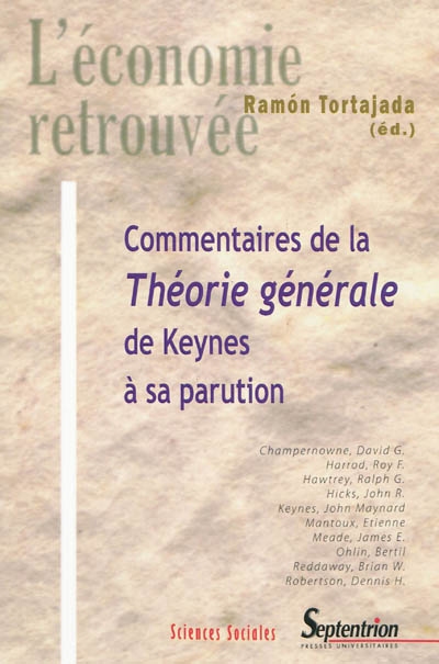 Commentaires de la Théorie générale de Keynes à sa parution