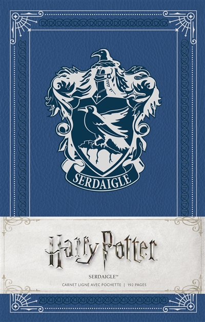 Harry Potter : Serdaigle : carnet ligné avec pochette