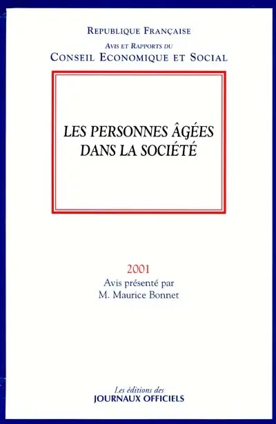 Les personnes âgées dans la société