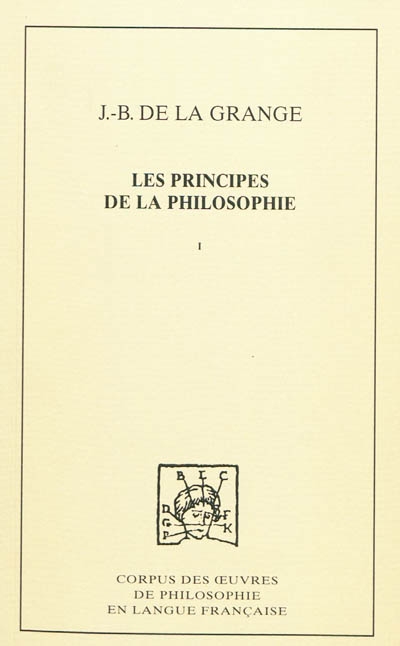 Les principes de la philosophie. Vol. 1. Traité des qualités