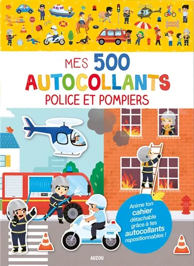 Mes 500 autocollants police et pompiers