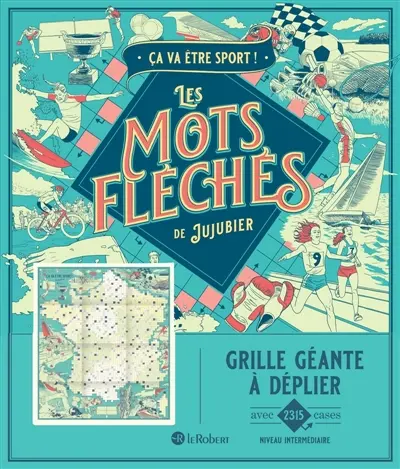 Ca va être sport ! : Les mots fléchés de Jujubier : Grille géante