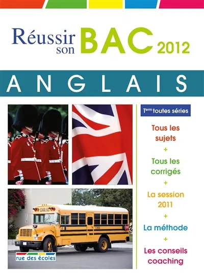 Anglais LV1-LV2, terminales S, ES, L et techno : bac 2012