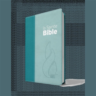 La sainte Bible : nouvelle édition de Genève : Segond, Neg compact, Vivella bleu