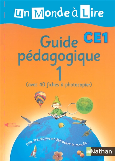 Un monde à lire Ce1 guide pédagogique 1