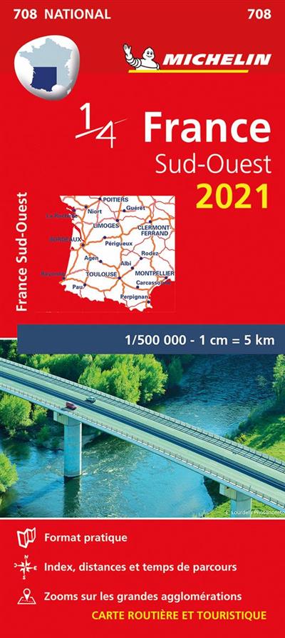 CARTE NATIONALE FRANCE SUD-OUEST 2021