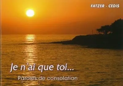 Je n'ai que toi : paroles de consolation