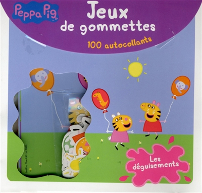 Peppa Pig : jeux de gommettes : les déguisements
