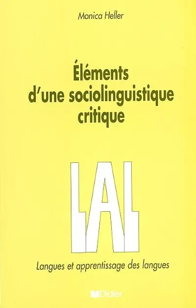 Eléments d'une sociolinguistique critique