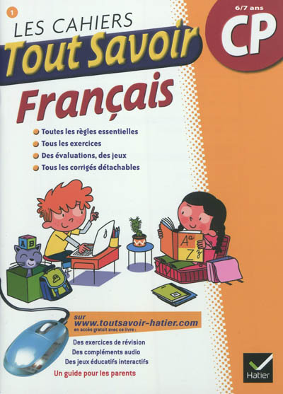Les cahiers tout savoir français CP, 6-7 ans