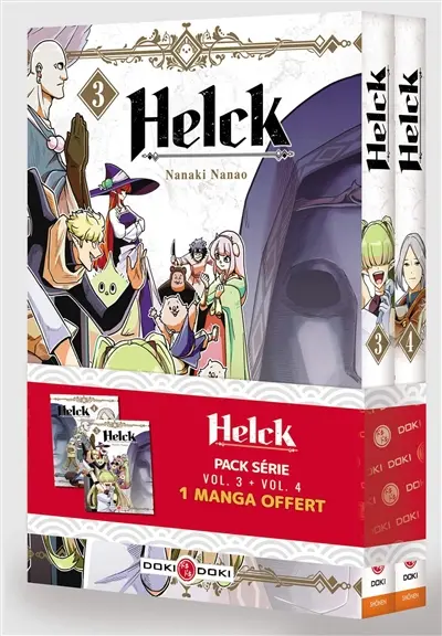 Helck : pack série vol. 3 + vol. 4 : 1 manga offert