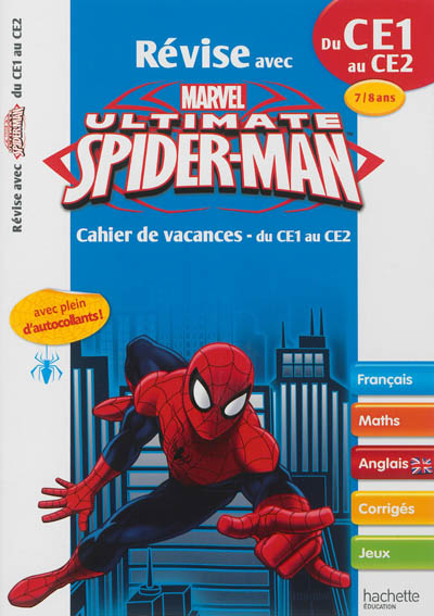 Révise avec Spider-Man : cahier de vacances du CE1 au CE2, 7-8 ans