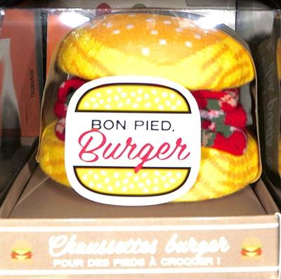Chaussettes burger : pour...