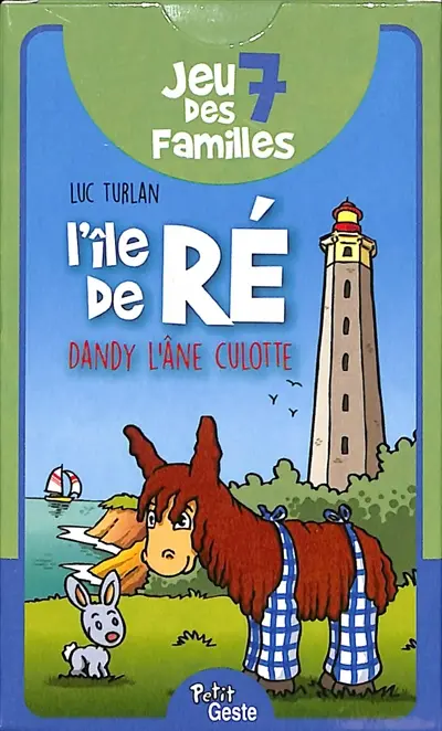 Jeu des 7 familles : l'île de Ré : Dandy l'âne culotte