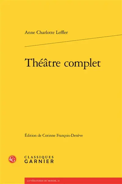 Théâtre complet