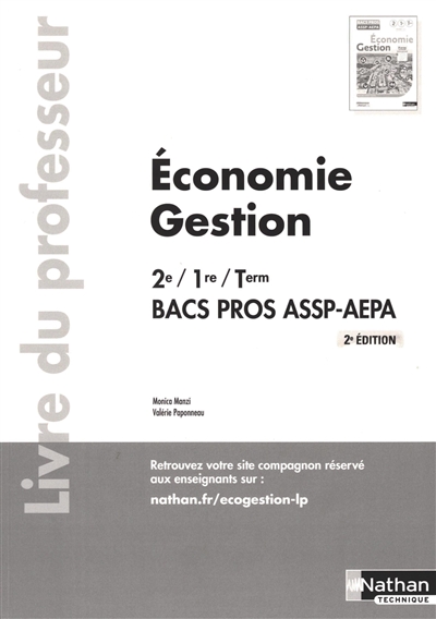 Economie, gestion 2de, 1re,...