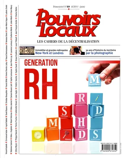 Pouvoirs locaux, n° 89