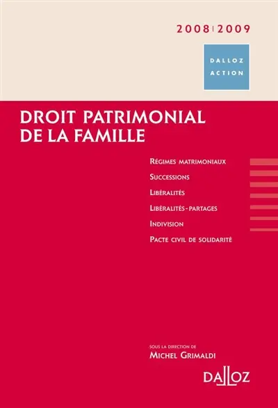 Droit patrimonial de la famille