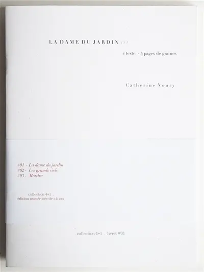 La dame du jardin / Les grands ciels / Mordre