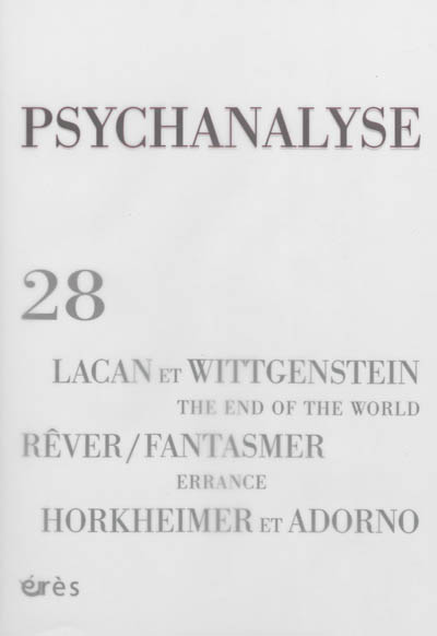 Psychanalyse, n° 28