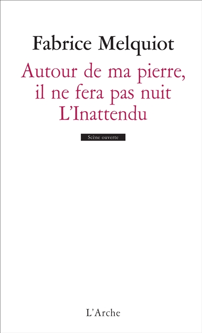 Autour de ma pierre, il ne fera pas nuit. L'inattendu