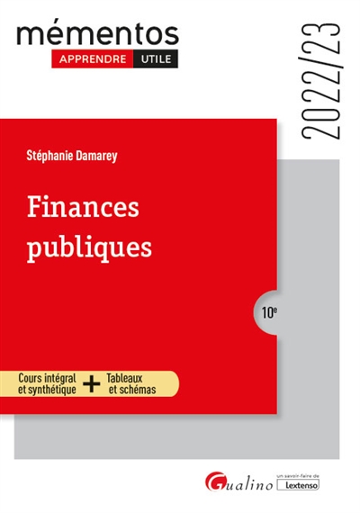 Finances publiques : 2022-2023