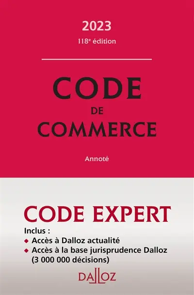 Code de commerce 2023