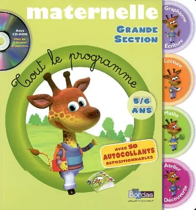 Maternelle, grande section : 5-6 ans