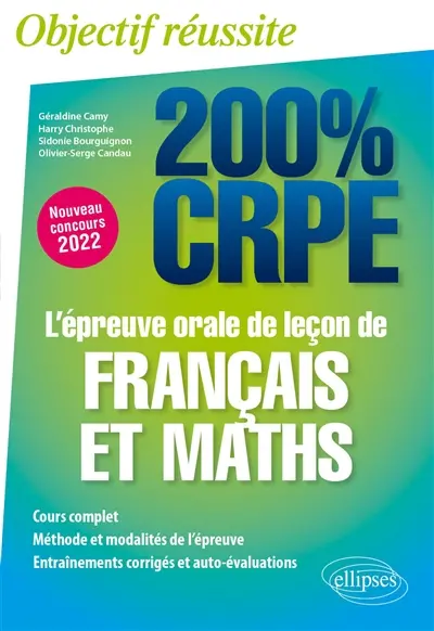L'épreuve orale de leçon de français et maths : nouveau concours 2022