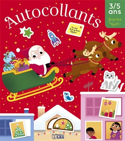 Joyeux Noël ! : autocollants 3-5 ans