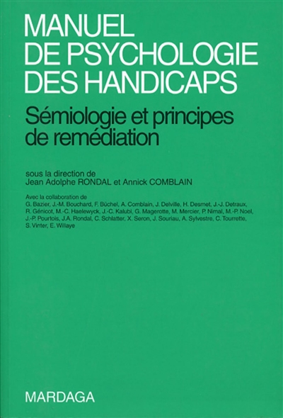 Manuel de psychologie des...