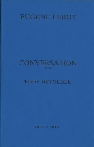 Conversation avec Eddy Devolder