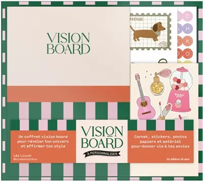 Vision board à personnaliser : un coffret vision board pour révéler ton univers et affirmer ton style