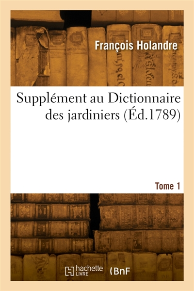 Supplément au Dictionnaire...