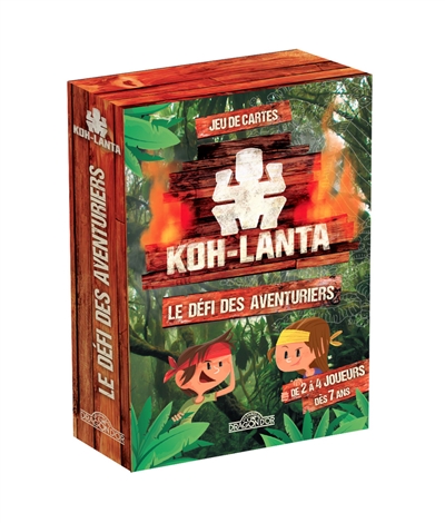 Koh-Lanta, le défi des aventuriers : jeu de cartes : de 2 à 4 joueurs, dès 7 ans