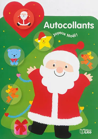 Autocollants joyeux Noël ! : Père Noël