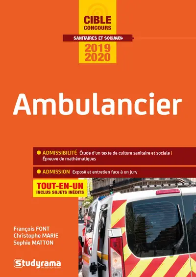 Ambulancier : tout-en-un : concours 2019-2020