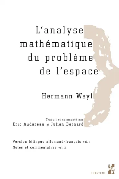 L'analyse mathématique du problème de l'espace