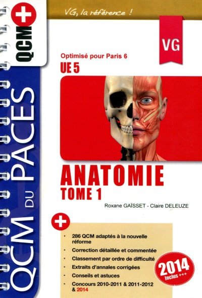 Anatomie, UE 5 : spécifique à Paris 6. Vol. 1
