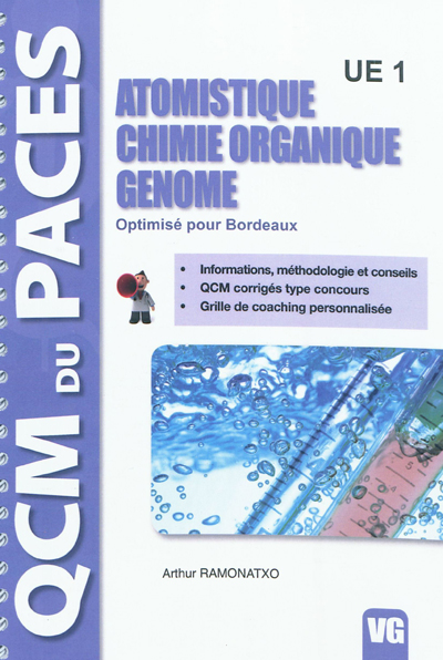 Atomistique, chimie organique, génome : UE1 : optimisé pour Bordeaux