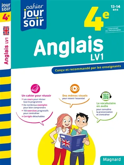 Anglais LV1 4e, 13-14 ans : conforme au programme