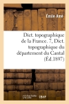 Dict. topographique de la...