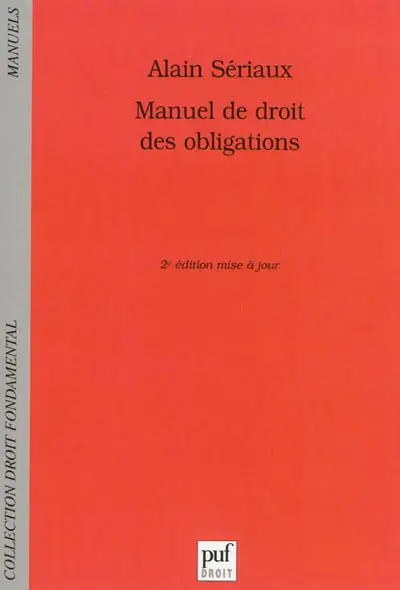 Manuel de droit des obligations