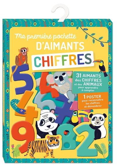 Chiffres : ma première pochette d'aimants