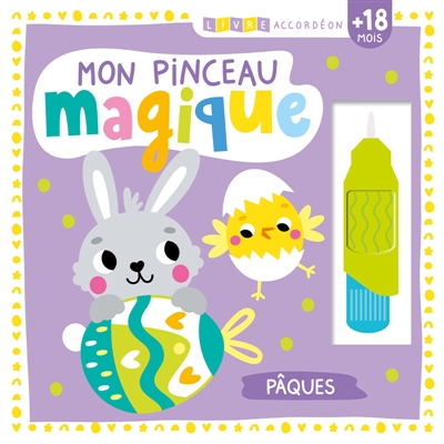 Livre accordéon : Mon pinceau magique : Pâques