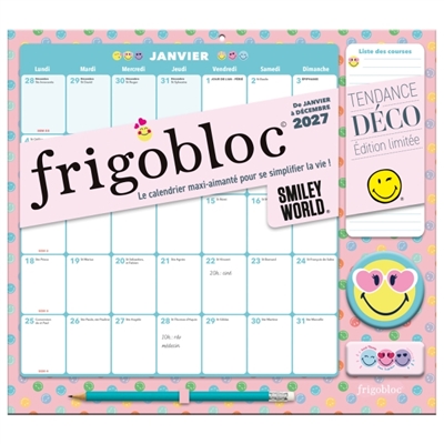 Frigobloc Mensuel 2027...