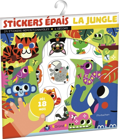 Stickers épais : La jungle