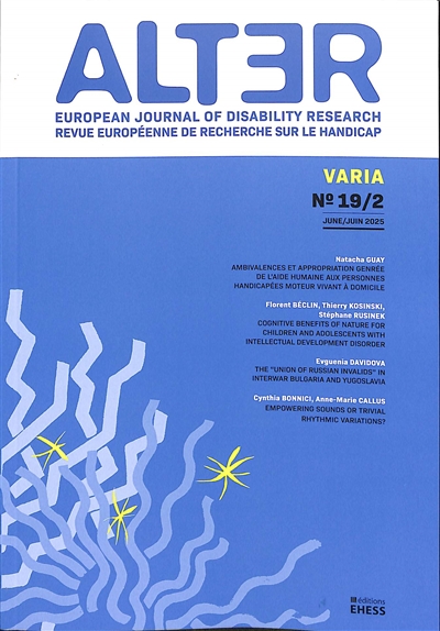 Alter : european journal of...