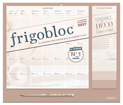 Frigobloc Mensuel 2027...